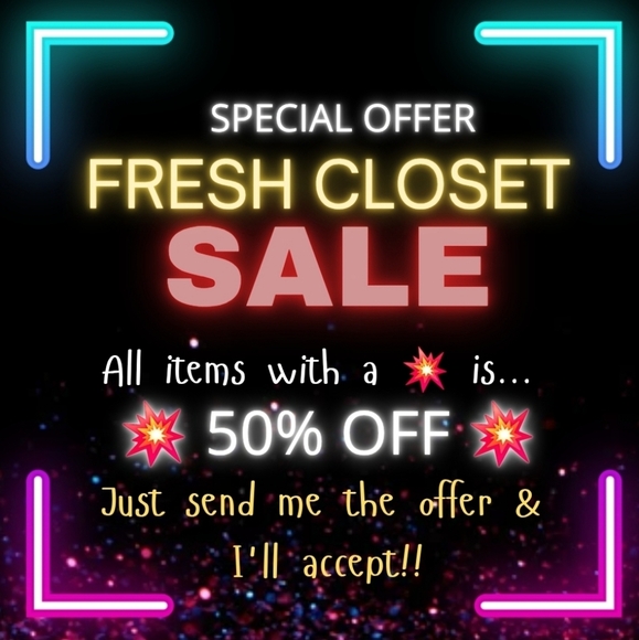 💥💥 Fresh Closet SALE - 50 % OFF 💥💥 - Picture 1 of 1